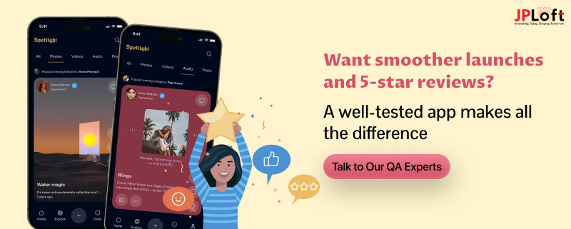Create a Social Mediaq App CTA